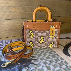 Coach Rogue 17 Jacquard W/ Duck Embroidery 🐥